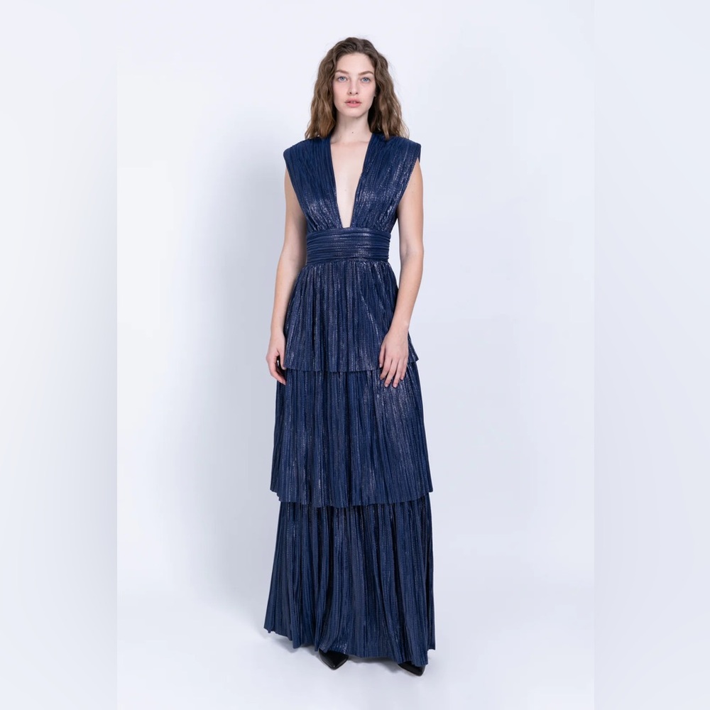 Sabina Musayev Judith gown in blue